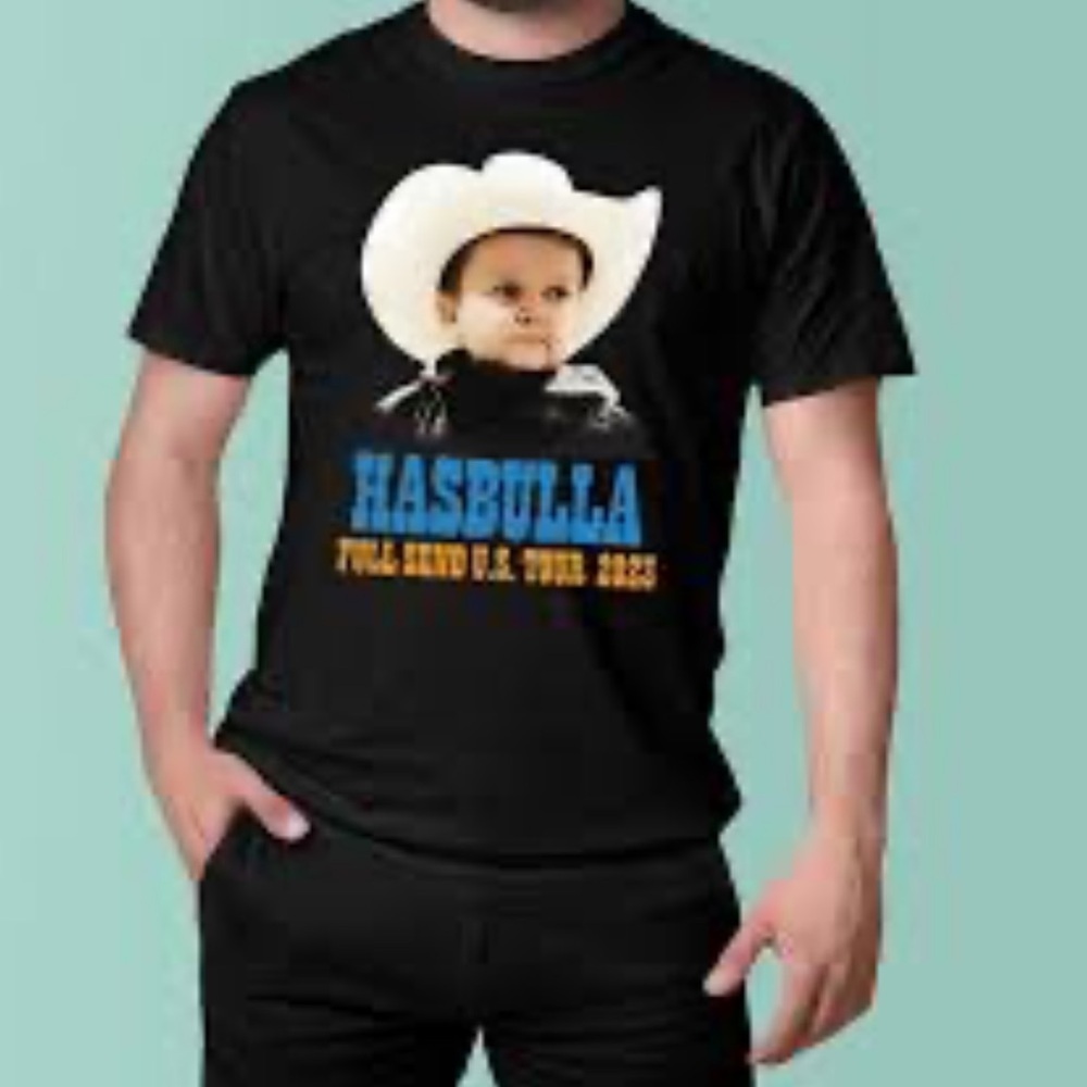 Hasbulla Magomedov U.S. Tour 2023 T-Shirt Sz L Men